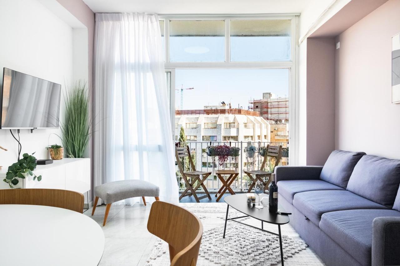 Modern Bright, Near Mahane Yehuda Market, Balcony Йерусалим Екстериор снимка